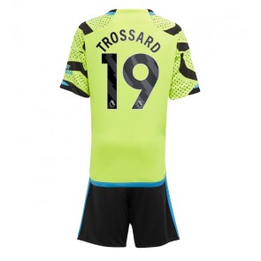 Arsenal Leandro Trossard #19 Replika Babytøj Udebanesæt Børn 2023-24 Kortærmet (+ Korte bukser)